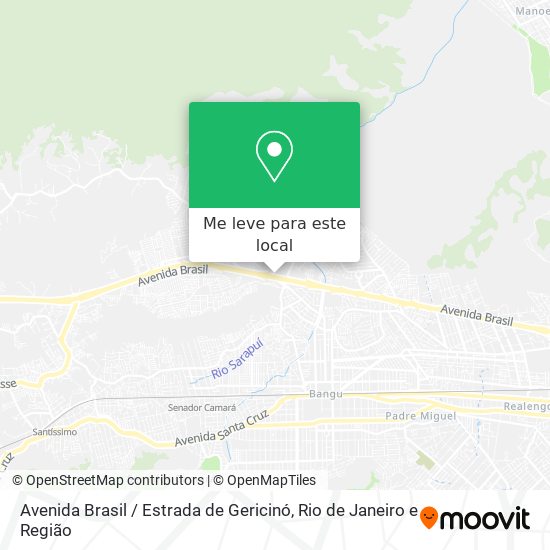 Avenida Brasil / Estrada de Gericinó mapa