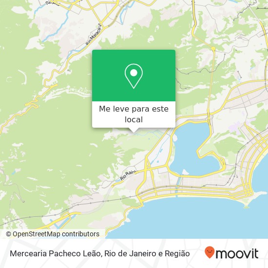 Mercearia Pacheco Leão mapa