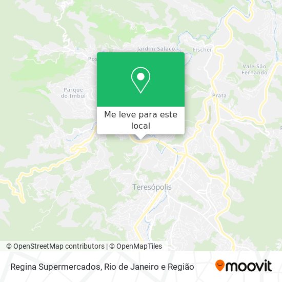 Regina Supermercados mapa