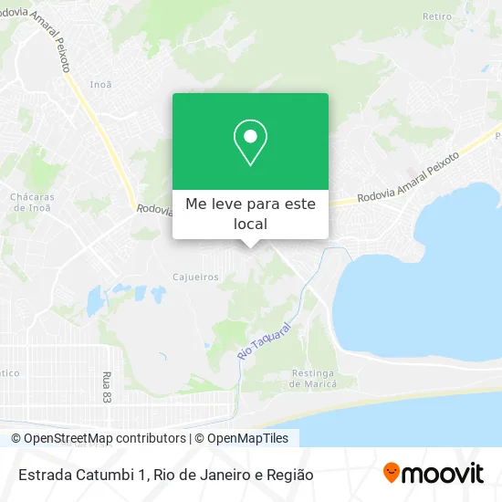 Estrada Catumbi 1 mapa