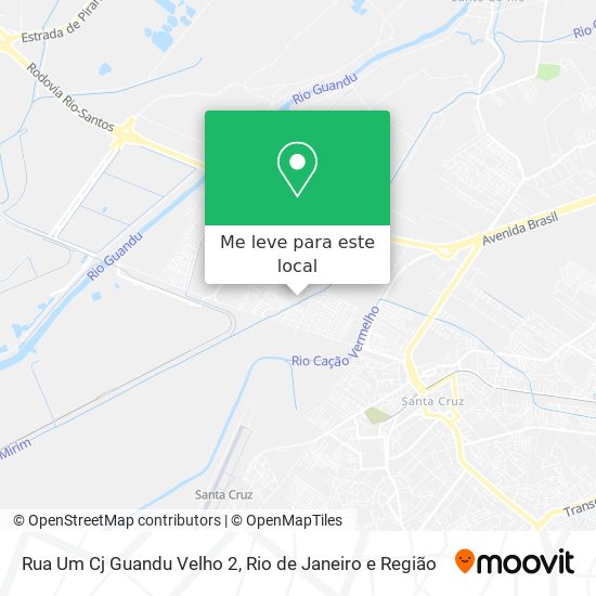 Rua Um Cj Guandu Velho 2 mapa