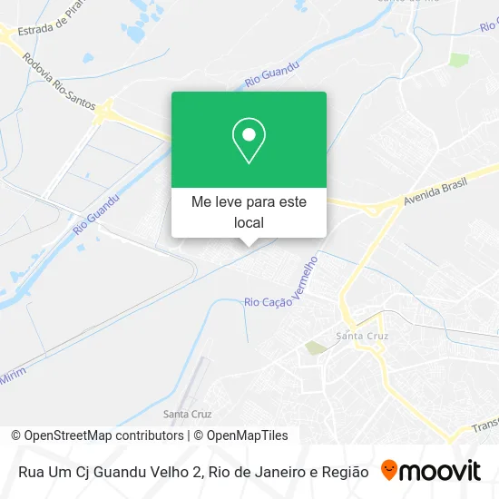 Rua Um Cj Guandu Velho 2 mapa