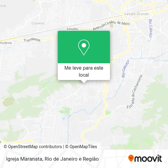 Igreja Maranata mapa