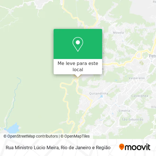 Rua Ministro Lúcio Meira mapa