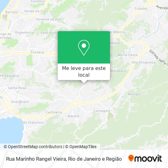Rua Marinho Rangel Vieira mapa