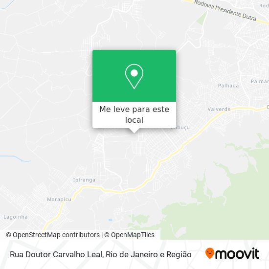 Rua Doutor Carvalho Leal mapa