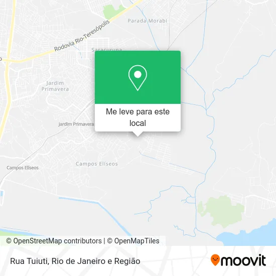 Rua Tuiuti mapa