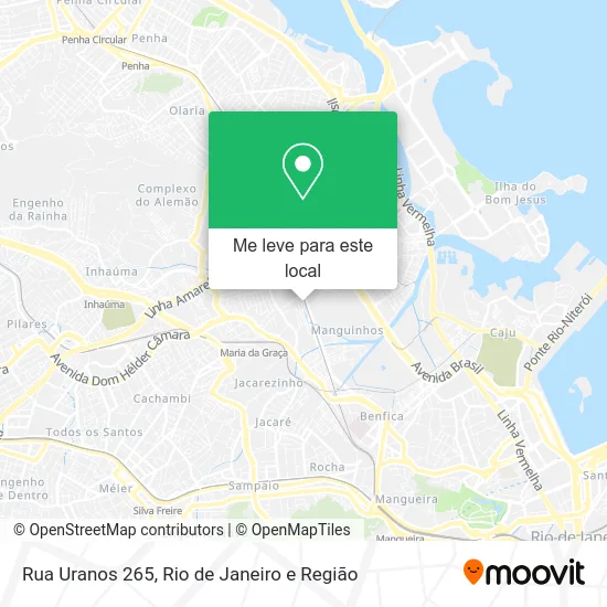 Rua Uranos 265 mapa