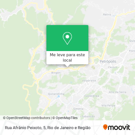 Rua Afrânio Peixoto, 5 mapa