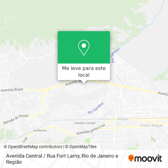 Avenida Central / Rua Fort Lamy mapa