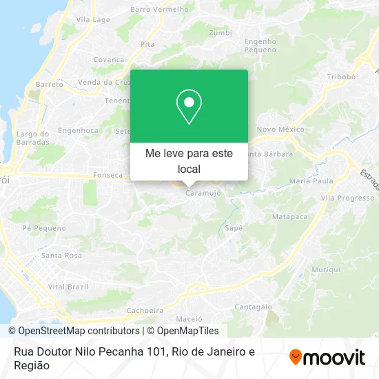 Rua Doutor Nilo Pecanha 101 mapa