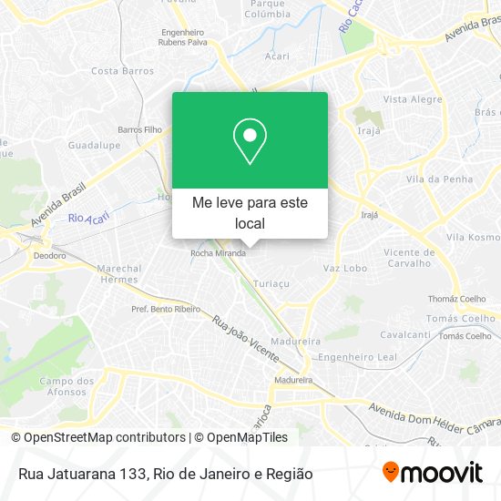 Rua Jatuarana 133 mapa