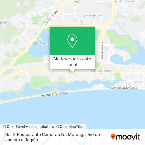 Bar E Restaurante Camarao Na Moranga mapa
