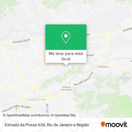 Estrada da Posse 636 mapa