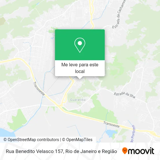 Rua Benedito Velasco 157 mapa