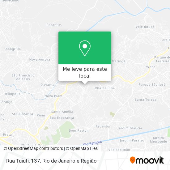 Rua Tuiuti, 137 mapa