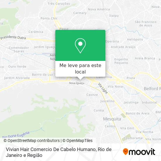 Vivian Hair Comercio De Cabelo Humano mapa