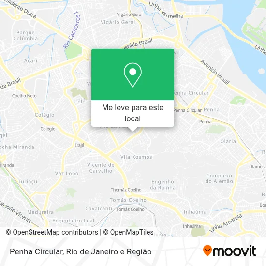 Penha Circular mapa