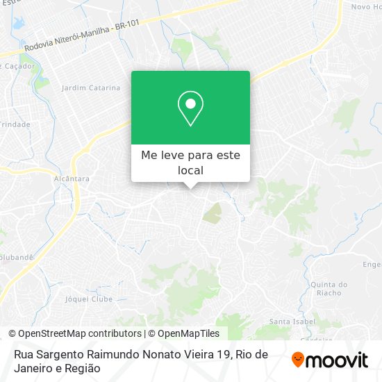 Rua Sargento Raimundo Nonato Vieira 19 mapa