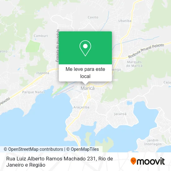 Rua Luiz Alberto Ramos Machado 231 mapa
