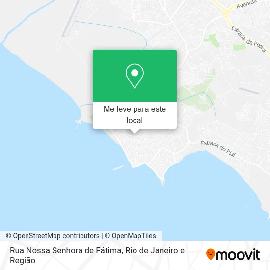 Rua Nossa Senhora de Fátima mapa