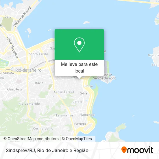 Sindsprev/RJ mapa