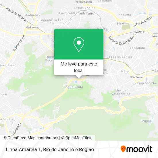 Linha Amarela 1 mapa