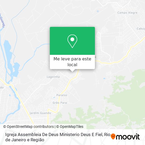 Igreja Assembleia De Deus Ministerio Deus E Fiel mapa