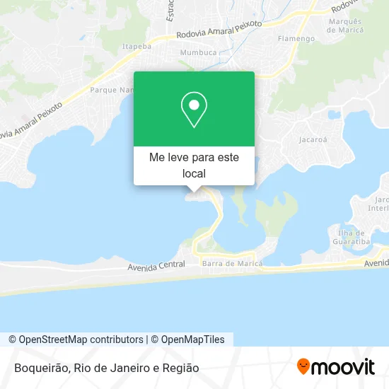 Boqueirão mapa