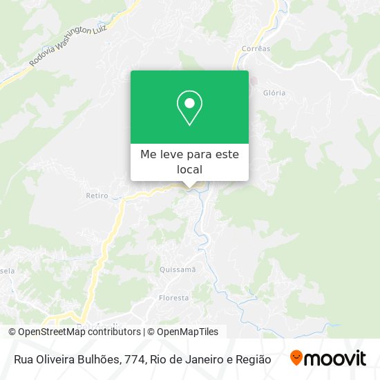 Rua Oliveira Bulhões, 774 mapa