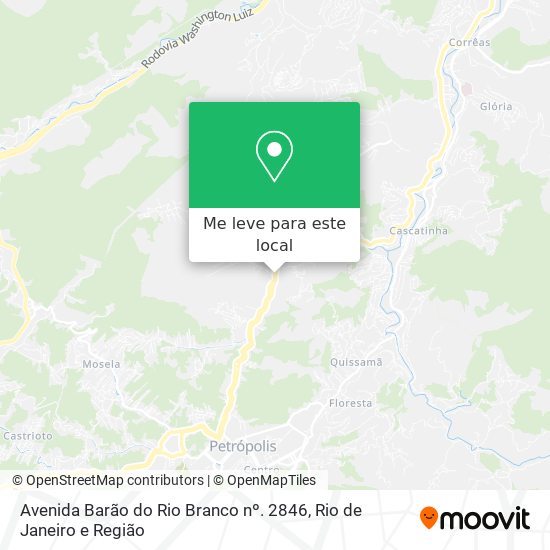 Avenida Barão do Rio Branco nº. 2846 mapa