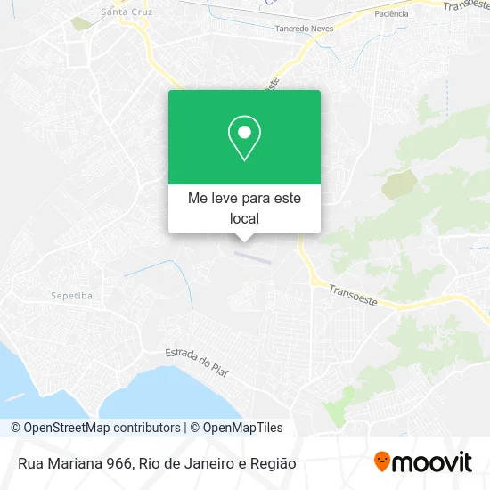 Rua Mariana 966 mapa