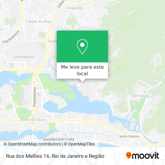 Rua dos Melões 16 mapa