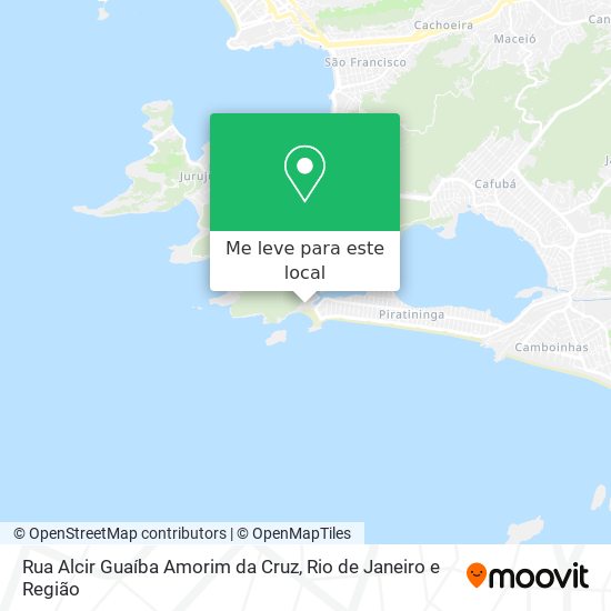 Rua Alcir Guaíba Amorim da Cruz mapa