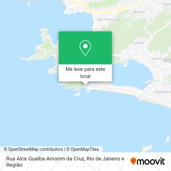 Rua Alcir Guaíba Amorim da Cruz mapa