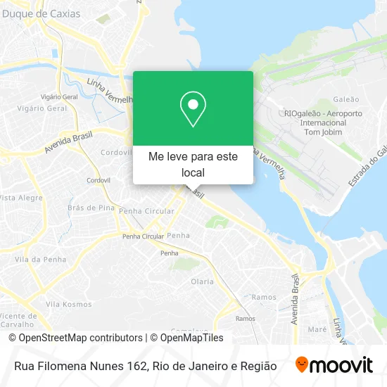 Rua Filomena Nunes 162 mapa