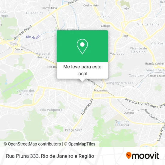 Rua Piuna 333 mapa