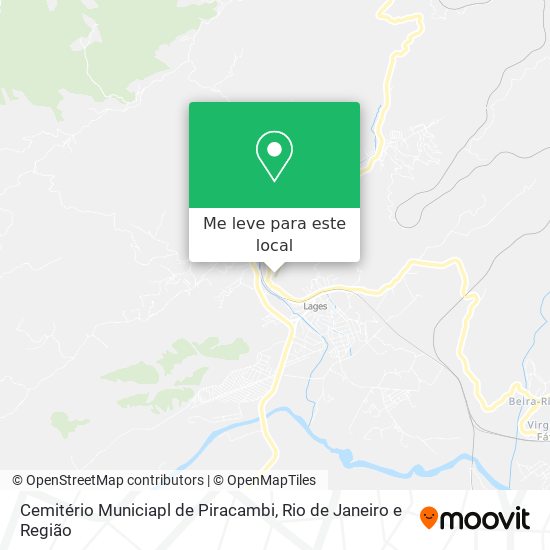 Cemitério Municiapl de Piracambi mapa
