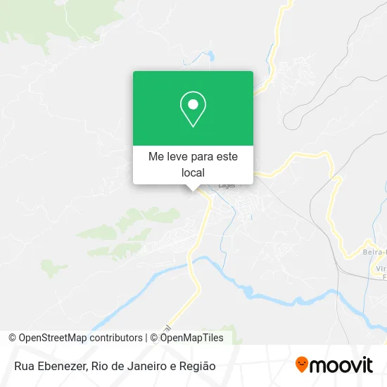 Rua Ebenezer mapa