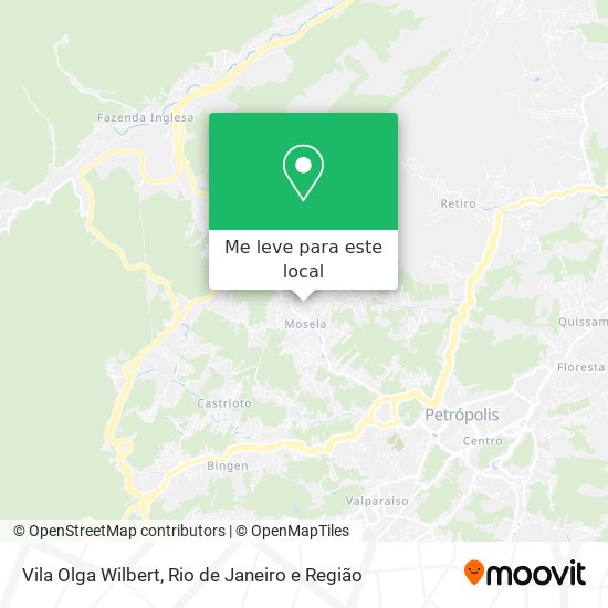Vila Olga Wilbert mapa