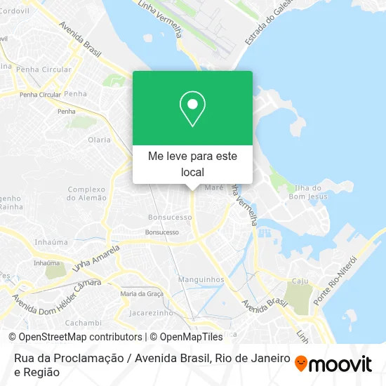Rua da Proclamação / Avenida Brasil mapa
