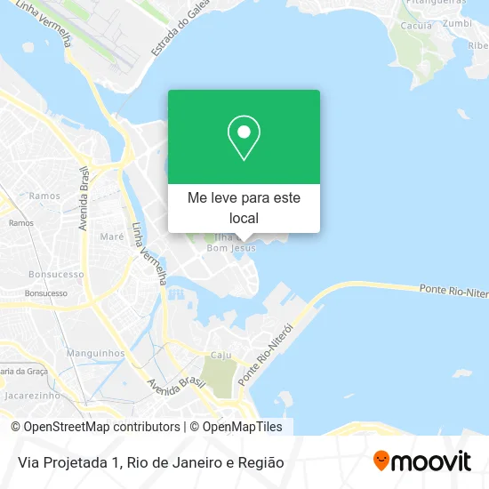 Via Projetada 1 mapa