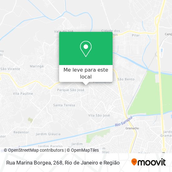 Rua Marina Borgea, 268 mapa