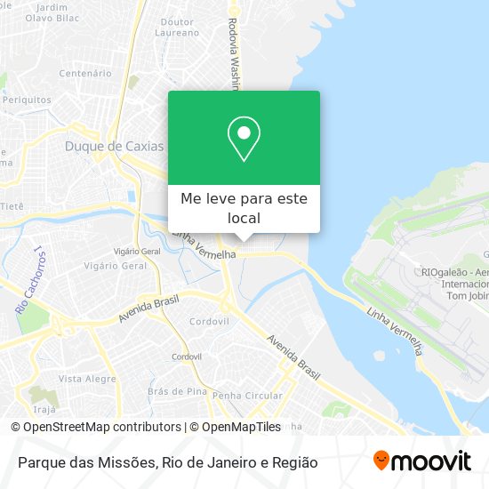 Parque das Missões mapa