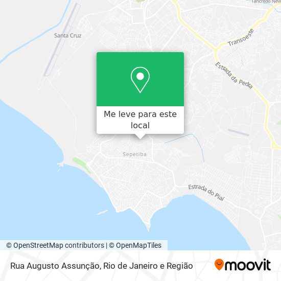 Rua Augusto Assunção mapa
