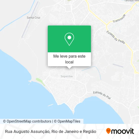 Rua Augusto Assunção mapa