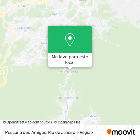 Pescaria dos Amigos mapa