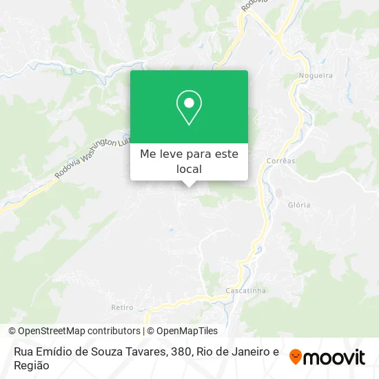 Rua Emídio de Souza Tavares, 380 mapa