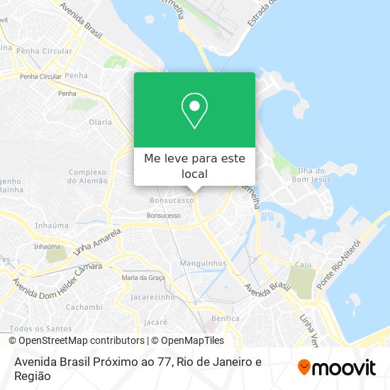 Avenida Brasil Próximo ao 77 mapa