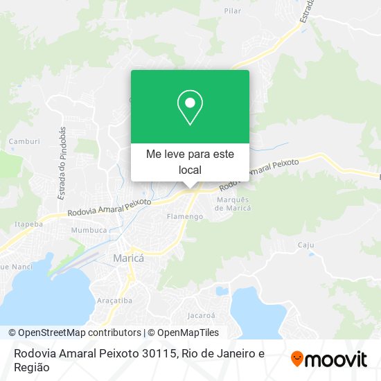 Rodovia Amaral Peixoto 30115 mapa